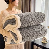 Hooux New European Style Carved Velvet Warm Blanket for Bed Soft Fluffy Sofa Cover Blankets Super Warmth Autumn Winter Throw Blanket