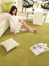 Hooux Coral velvet carpet bedroom bedside carpet living room carpet plush room full of sofa tea table blanket simple household