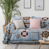 Hooux Textile City Nordic Style Throw Blanket Sofa Lighthouse Series Travel Blanket For Bed Living Room Tapestry Carpet Bedspread