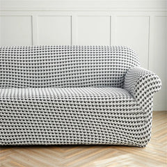 Hooux Elastic Sofa Covers for Living Room Decor L-Shape Corner Couch Cover Stretch Slipcover Chair Furniture Protector 1/2/3/4 Seater