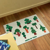 Hooux Nordic PVC Welcome Doormat Cuttable Plants Mat House Entrance Rug Carpet Anti Dust Floor Door Pad Aesthetic Home Decor 45x75cm