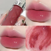Hooux 6 Colors Nude Mirror Lip Gloss Clear Moisturizing Hydrating Water Light Glass Jelly Plump Lip Glaze Oil Lipstick Tint Cosmetic