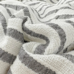 Hooux Vertical Stripes Bedding Comforter set Duvet Cover bedsheets set pillowcases Bedding Linens Set Queen/King Bed edredones de cama