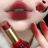 Hooux Mirror Lipstick Lip Glaze Mist Rose Lasting Moisturising Nude Lipsticks Lip Gloss Non-stick Sexy Lip Makeup Cosmetics