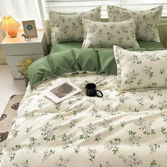 Hooux Vintage Chamomile Flower Bedding Set
