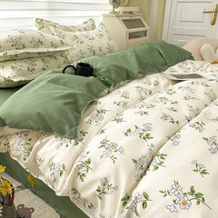 Hooux Vintage Chamomile Flower Bedding Set