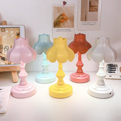 Hooux Pastel Lotus Table Lamp