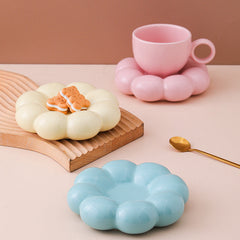 Hooux Chubby Floral Cup And Saucer Set