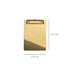Hooux Elegance Stylish Golden Clip Boards