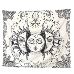 Hooux Indian Moon out of Sun Tapestry