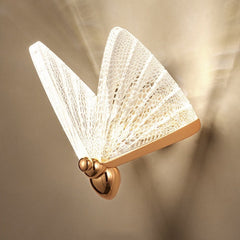 Hooux LED Butterfly Wall Lamp Nordic Indoor Lighting Modern Light Bedside Bedroom Christmas Home Decoration Wall Lamps