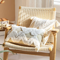 Hooux Bohemian Geometry Tufted Pillow