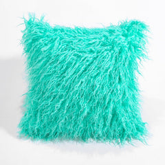 Hooux Luxury Faux Fur Pillowcase