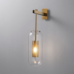 Hooux Vadim Wall Lamp Post-modern Gold industrial sconce for Bathroom Bedroom Mirror Nordic Home Decor E14 glass wall lamp