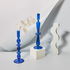 Hooux Danish Pastel Colorful Layered Candle Stick