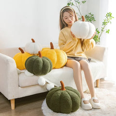 Hooux Cute and Creative Pumpkin Plush Toy Cushion  A Popular Nordic Style Chair Cushion
