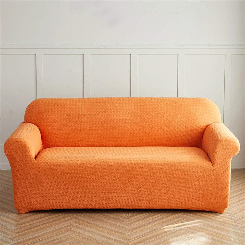 Hooux Elastic Sofa Covers for Living Room Decor L-Shape Corner Couch Cover Stretch Slipcover Chair Furniture Protector 1/2/3/4 Seater