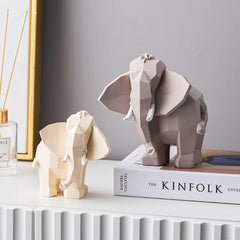 Hooux Modern Simple Elephant Decoration Home Soft Decoration Living Room TV Cabinet, Porch Desk Decoration, Housewarming Gift