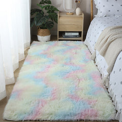 Hooux Warm carpet bedroom bedside blanket home living room girl room plush blanket under the bed