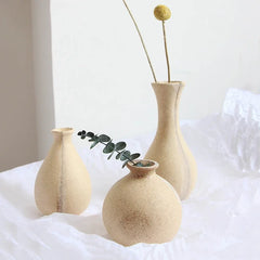 Hooux Wooden Flower Vase Retro Art Flower Bottle Dining Table Decorations Nordic Room Tabletop Ornament Living Room Decoration Ваза