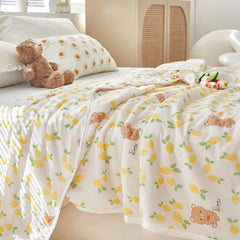 Hooux Pure Mulberry Silk Comforter for Summer/Spring Natural Long Strand Silk Fill Duvet Mulberry Silk Bedding Noiseless Lyocell Shell