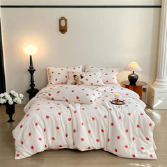 Hooux Print Quilt Cover Girls Room Bedding Duvet Cover Skin-friendly Comforter Cover funda nordica (Pillowcase Need Order)