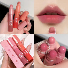 Hooux Multicolour 4 In 1 Matte Lipstick Nude Pink Red Lip Liner Pen Long Long Waterproof Crayon Lipstick Pencil Lips Makeup Cosmetic