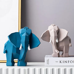 Hooux Modern Simple Elephant Decoration Home Soft Decoration Living Room TV Cabinet, Porch Desk Decoration, Housewarming Gift