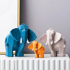 Hooux Modern Simple Elephant Decoration Home Soft Decoration Living Room TV Cabinet, Porch Desk Decoration, Housewarming Gift