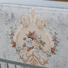 Hooux European Style TV Hood Modern Minimalist Fabric Dust Cover LCD Desktop Hanging Universal TV Cabinet Cover Cloth Towel