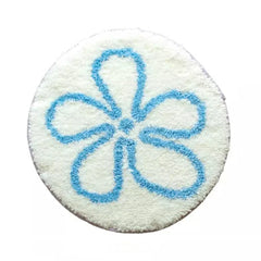 Hooux Cute Tufting Bowknot Seat Cushion Korean Style Soft Round Square Floral Bowtie Chair Sofa Pad Home Office Cozy Decor 40x40cm