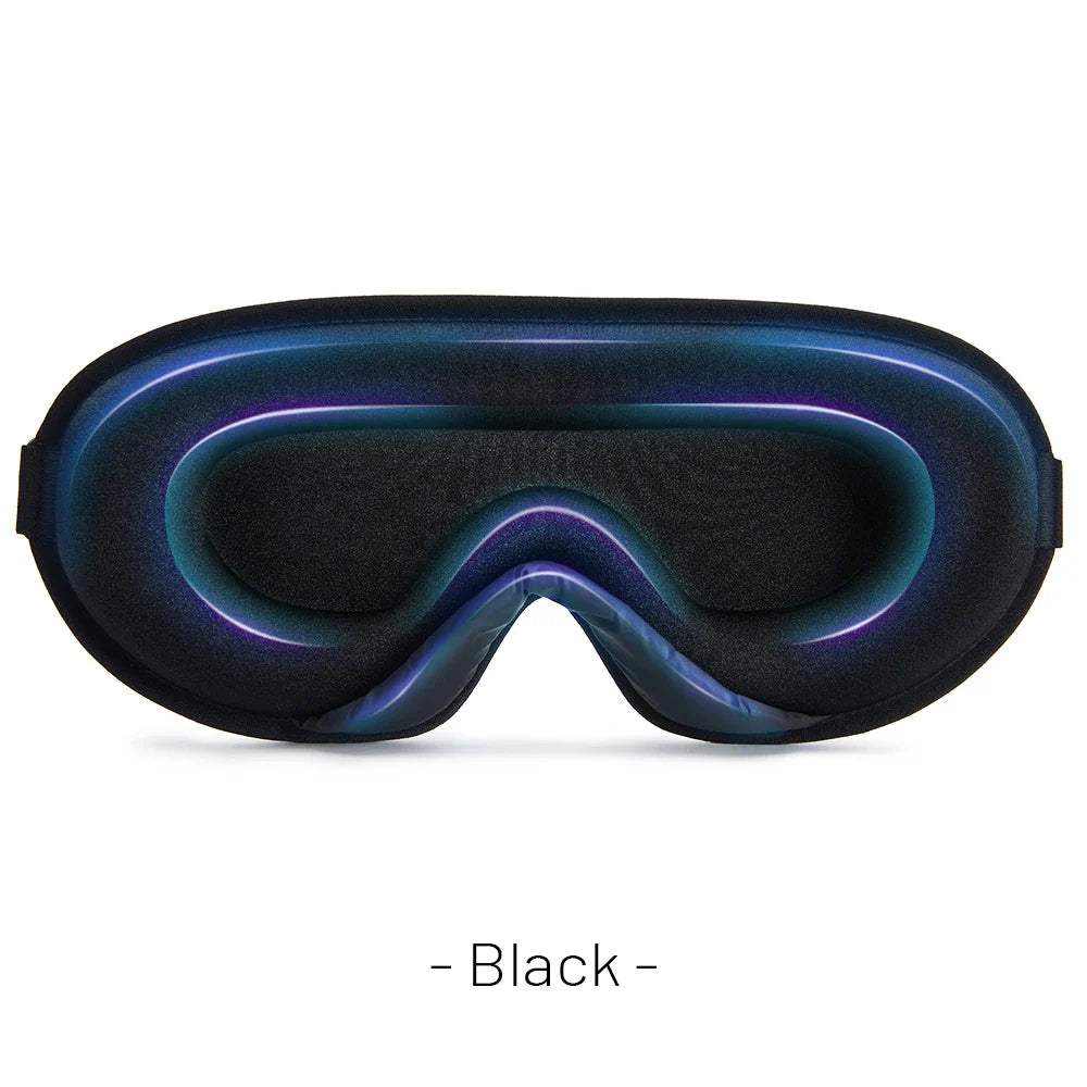 Hooux 3D Soft Eye Mask for Sleeping Eyeshade Block Out Light Sleep Aid Eyepatch Breathable Eyecover Blindfold Travel Relax Slaapmask