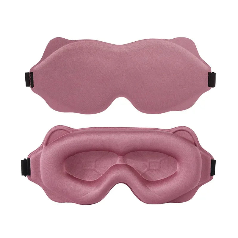 Hooux  3D Sleeping Mask Block Out Light Sleep Mask For Eyes Soft Sleeping Aid Eye Mask for Travel Eyeshade Night Breathable Slaapmasker