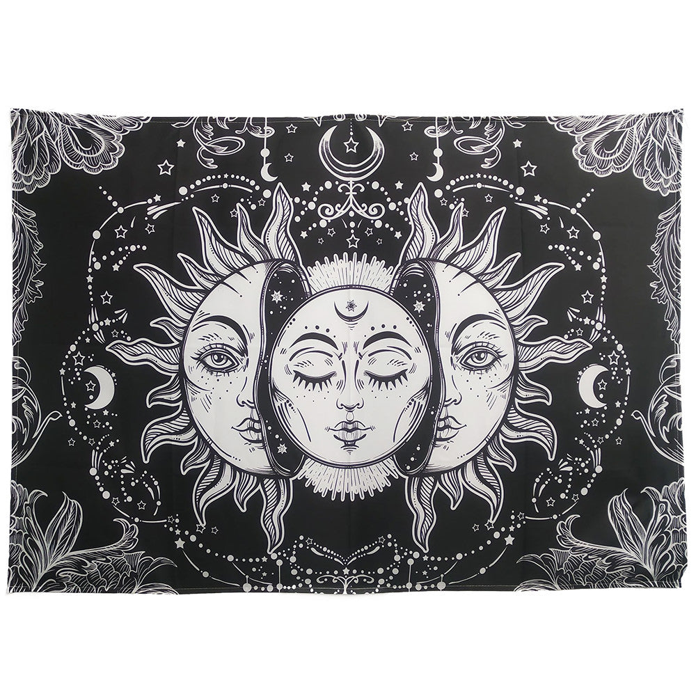 Hooux Indian Moon out of Sun Tapestry